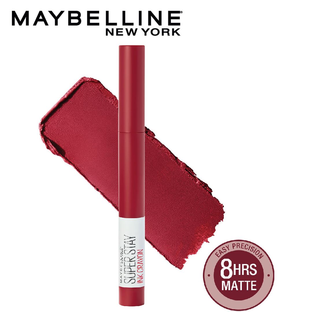Maybelline New York Superstay Matte Ink Crayon Lipstick, 1.2g