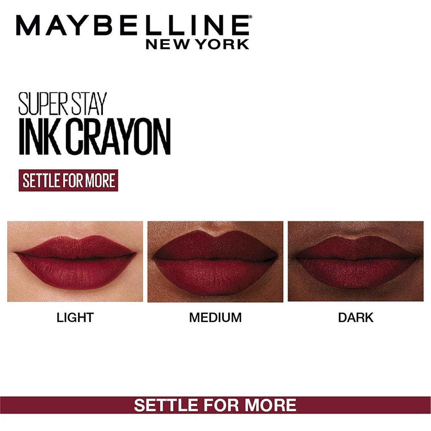 Maybelline New York Superstay Matte Ink Crayon Lipstick, 1.2g