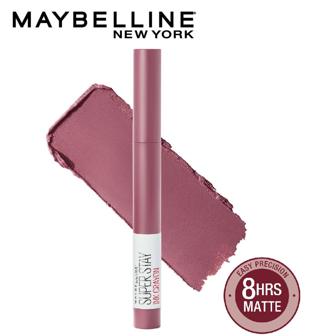 Maybelline New York Superstay Matte Ink Crayon Lipstick, 1.2g