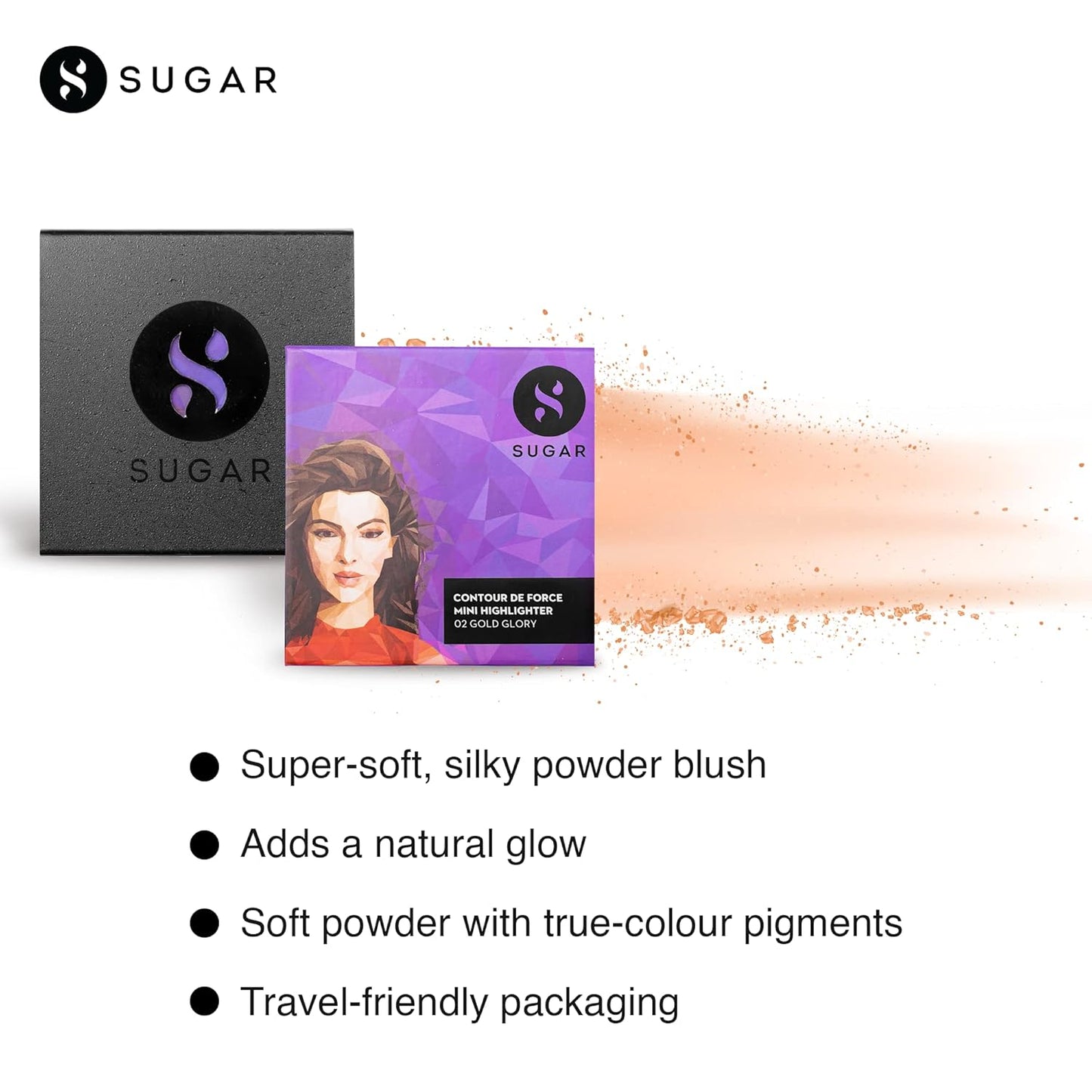 SUGAR Contour De Force Mini Highlighter, 4g