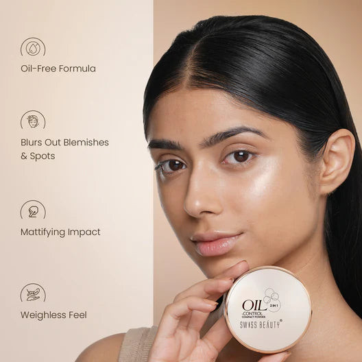 Swiss Beauty Oil Control Compact Powder, 20g