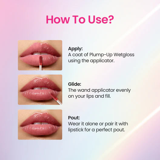 Swiss Beauty Plump Up Wet Lip Gloss, 2ml