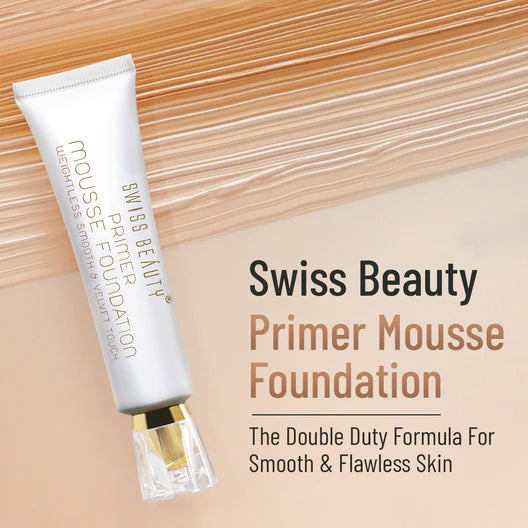 Swiss Beauty Primer Mousse Foundation, 30ml