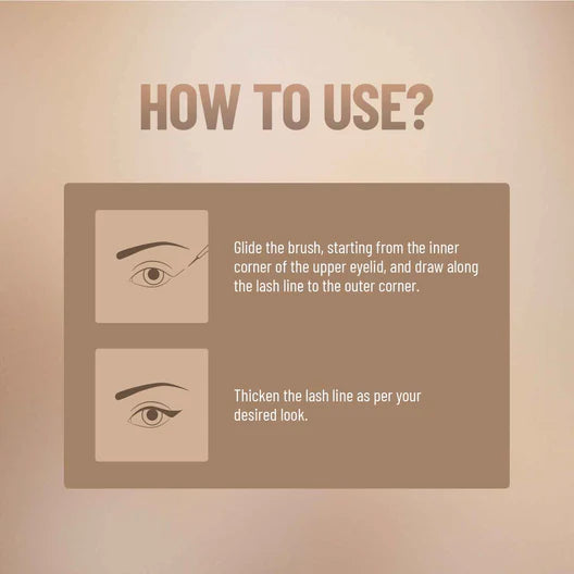 Swiss Beauty Quick dry liquid Eyeliner, 4ml