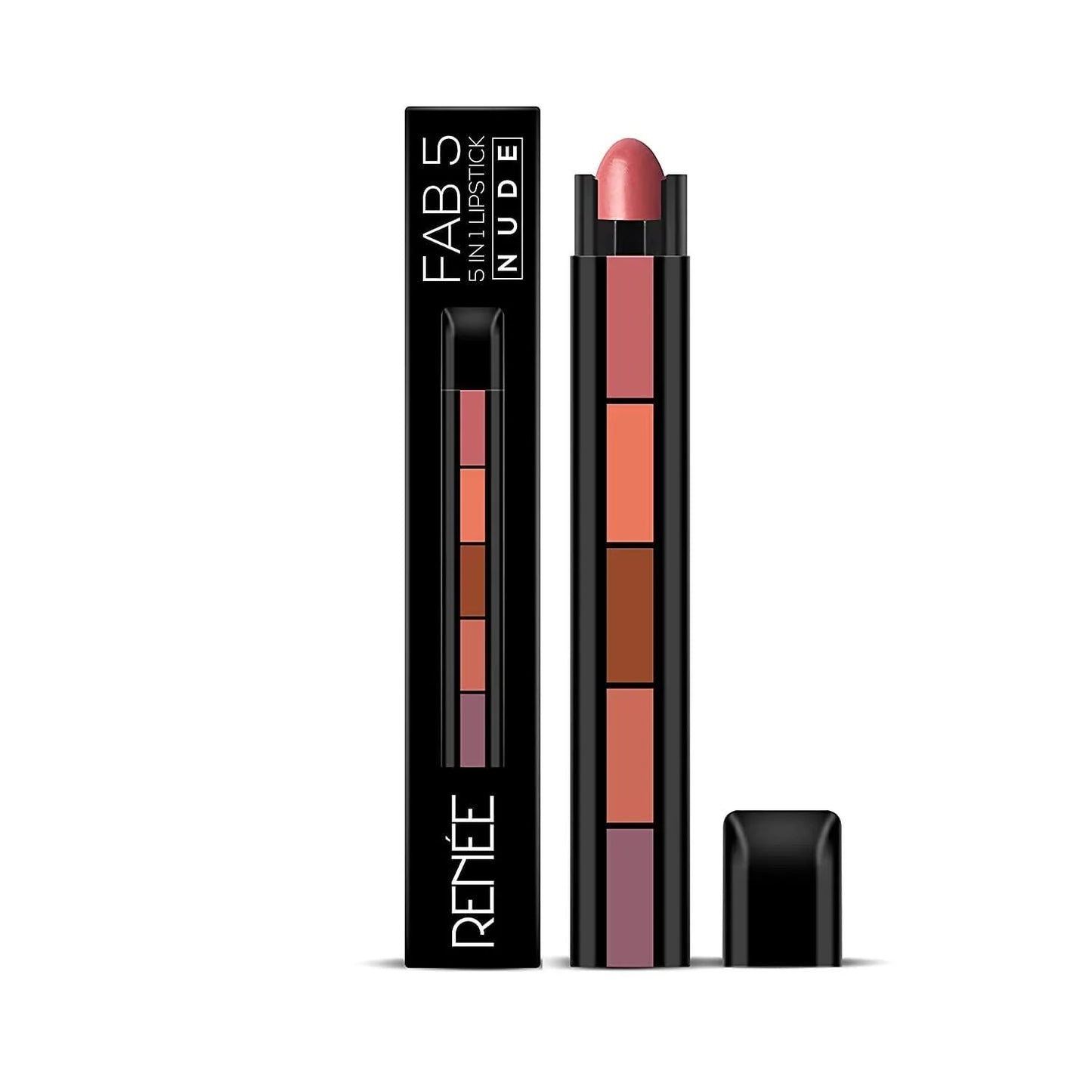 RENEE FAB 5 Matte Finish 5 in 1 Lipstick, 7.5gm