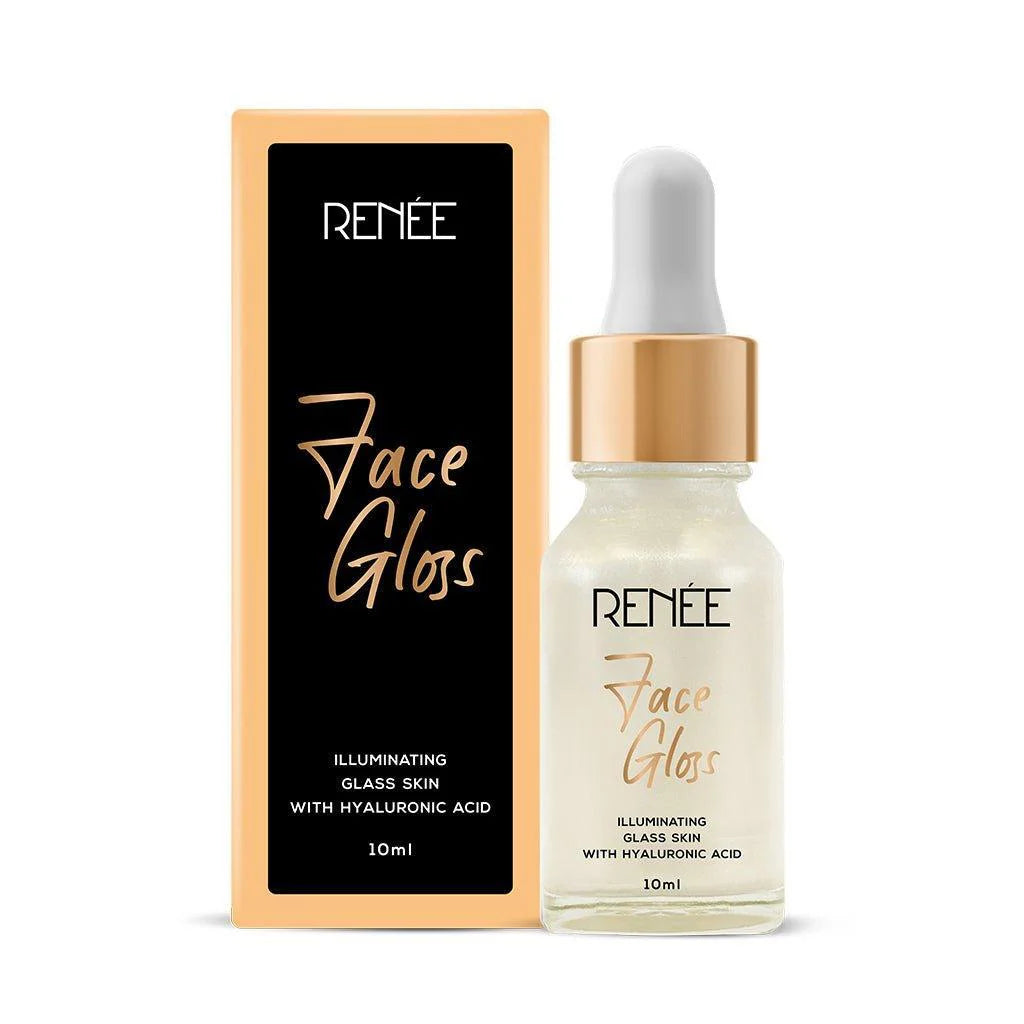 RENEE Face Gloss with Hyaluronic Acid, Rose Gold,10ml