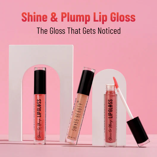 Swiss Beauty Shine & Plump Lipgloss , 4ml