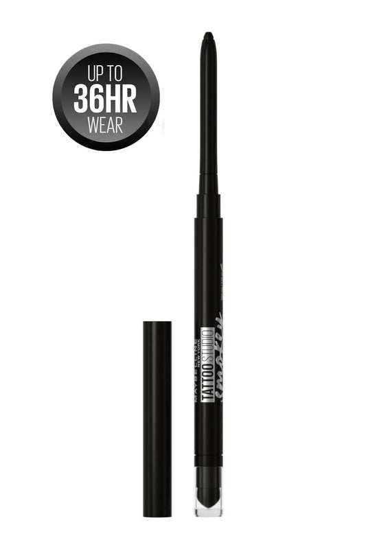 Maybelline New York Tattoo studio Smokey Gel Pencil Eyeliner, 0.28g