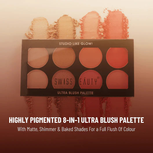 Swiss Beauty Ultra Blush Palette, 16g