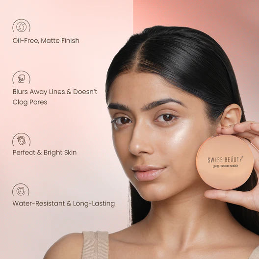 Swiss Beauty Ultra Fine Matte Loose Finish Powder, 8g