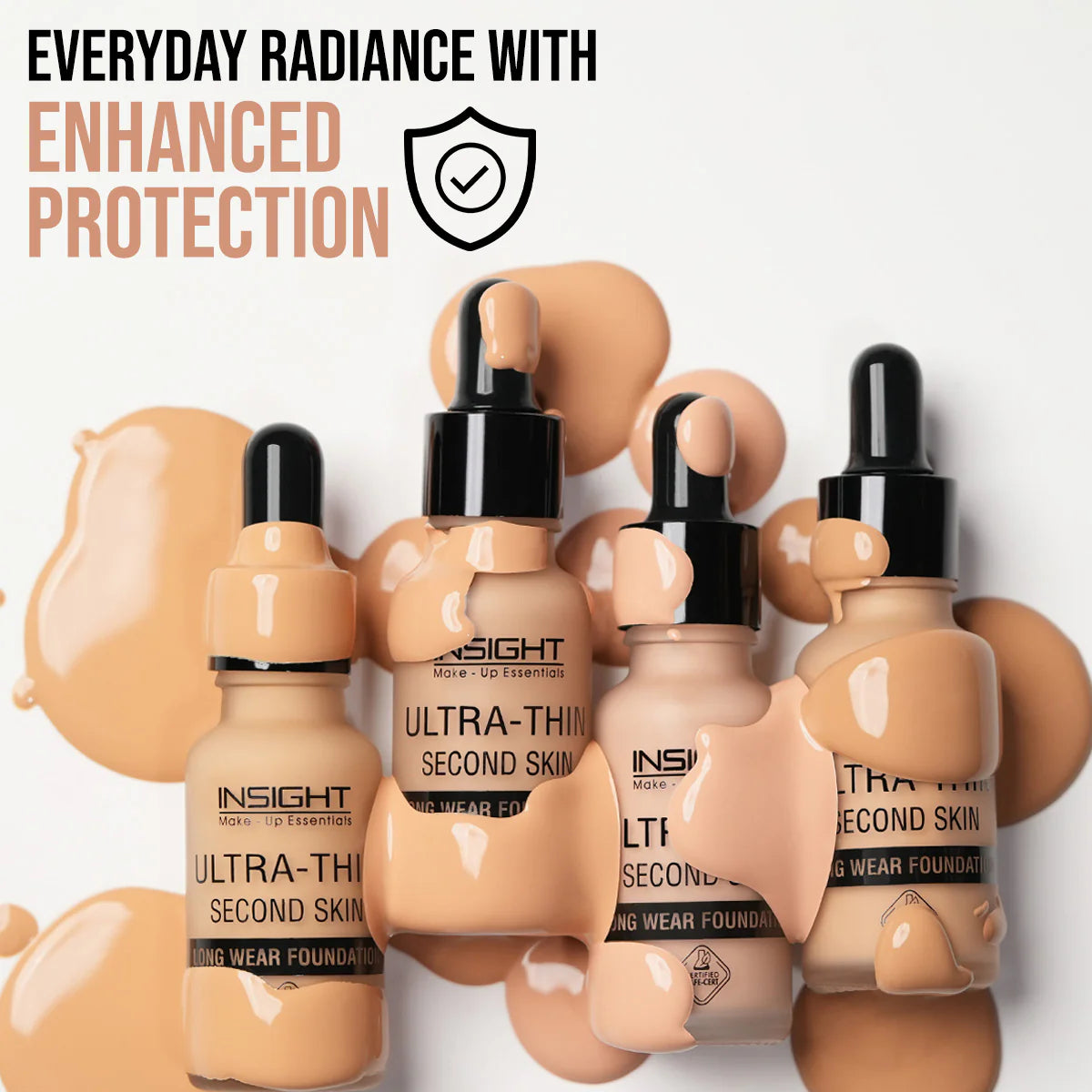 Insight Cosmetics Ultra-Thin Second Skin Long Wear Foundation, 20ml