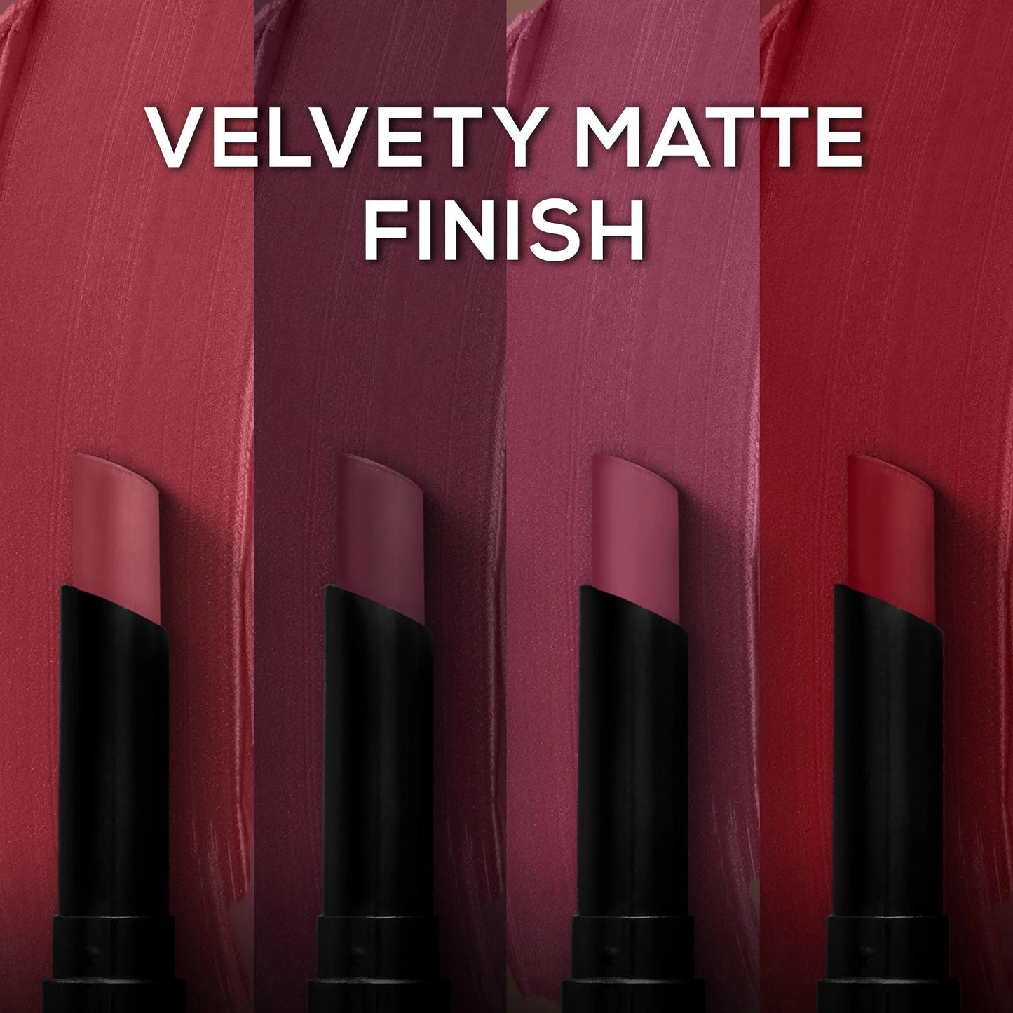 RENEE Very Matte Lipsticks - Long Lasting Weightless Velvety Formula, Pack of 4, 6.4g