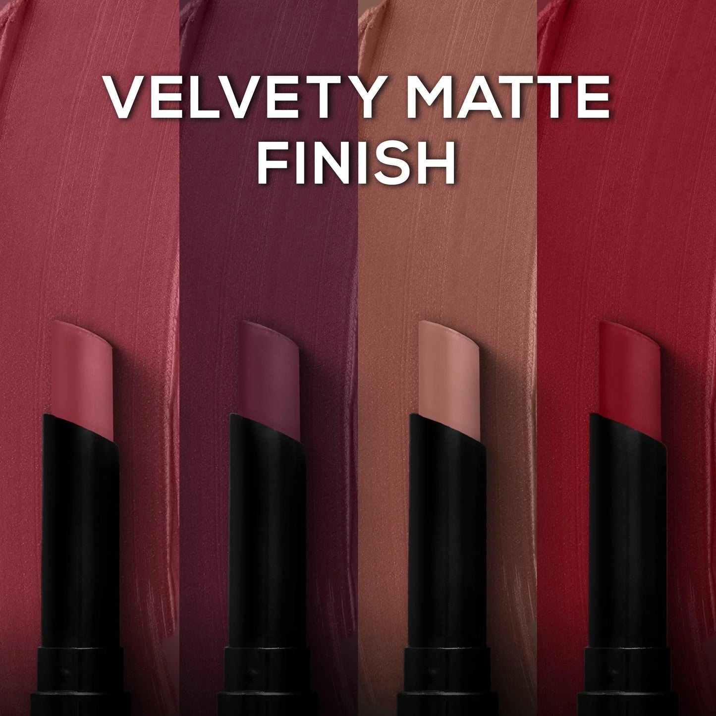 RENEE Very Matte Lipsticks - Long Lasting Weightless Velvety Formula, Pack of 4, 6.4g