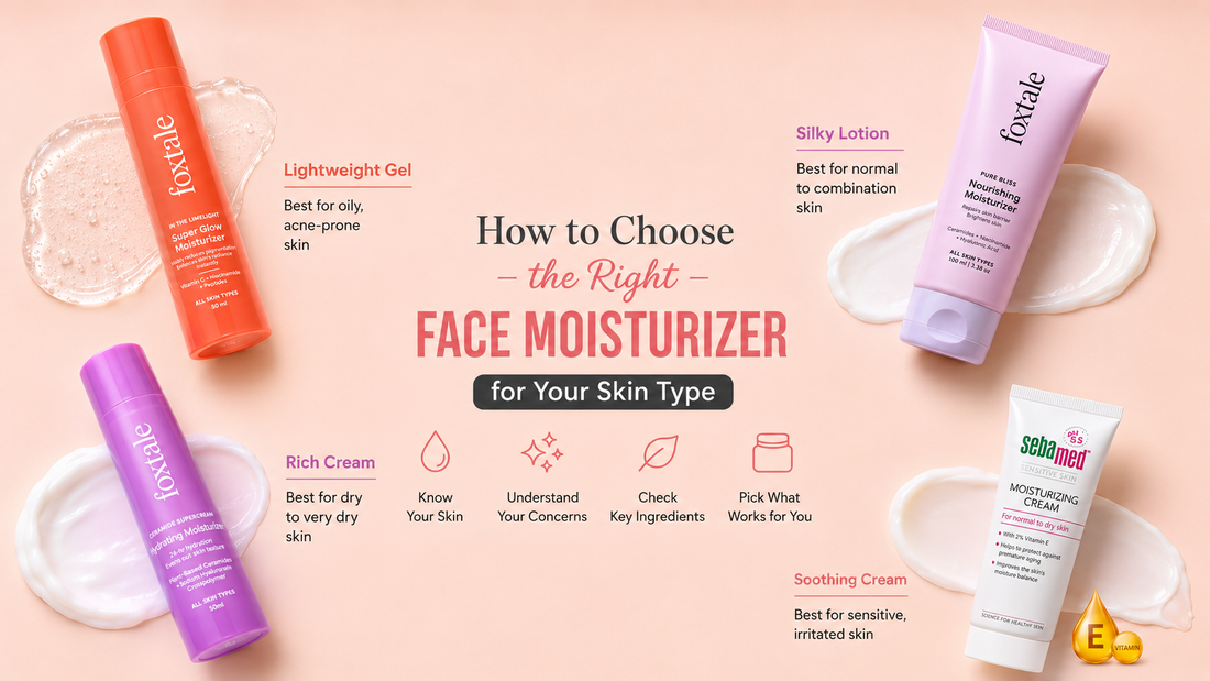 How to Choose the Right Face Moisturizer for Your Skin Type