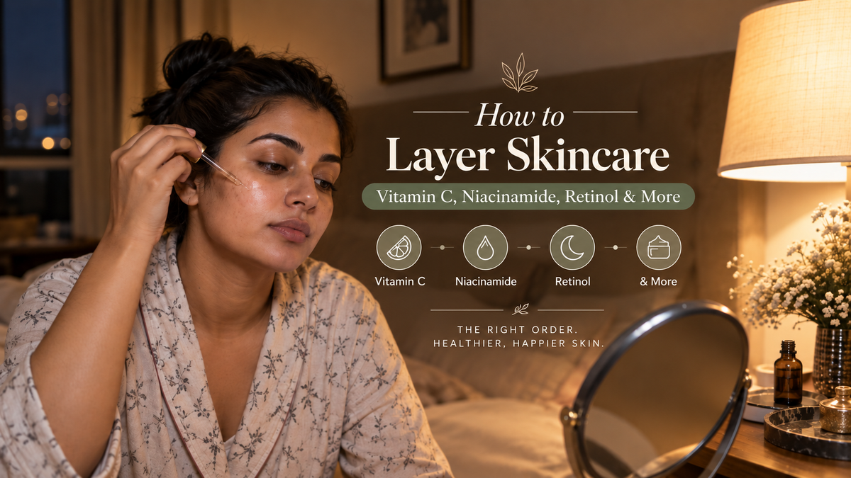 How to Layer Skincare: Vitamin C, Niacinamide, Retinol & More