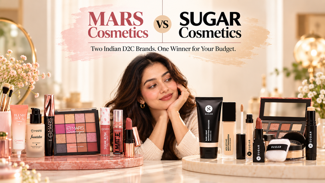 MARS Cosmetics vs Sugar Cosmetics: Two Indian D2C Brands, One Winner for Your Budget