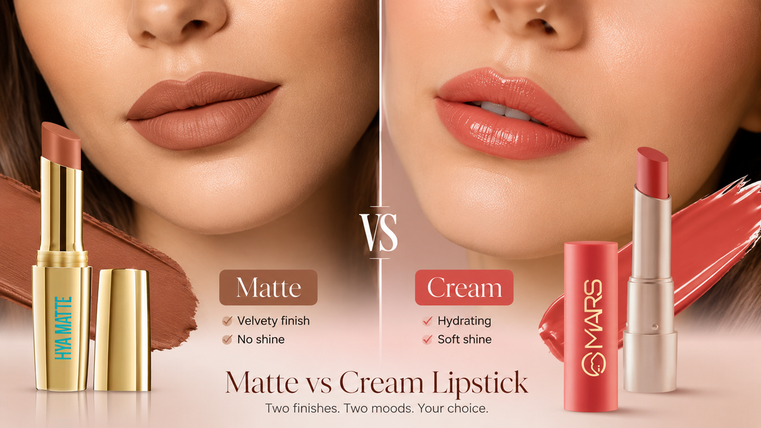 Matte vs Cream Lipstick: How Are They Different and Which Lasts Longer?