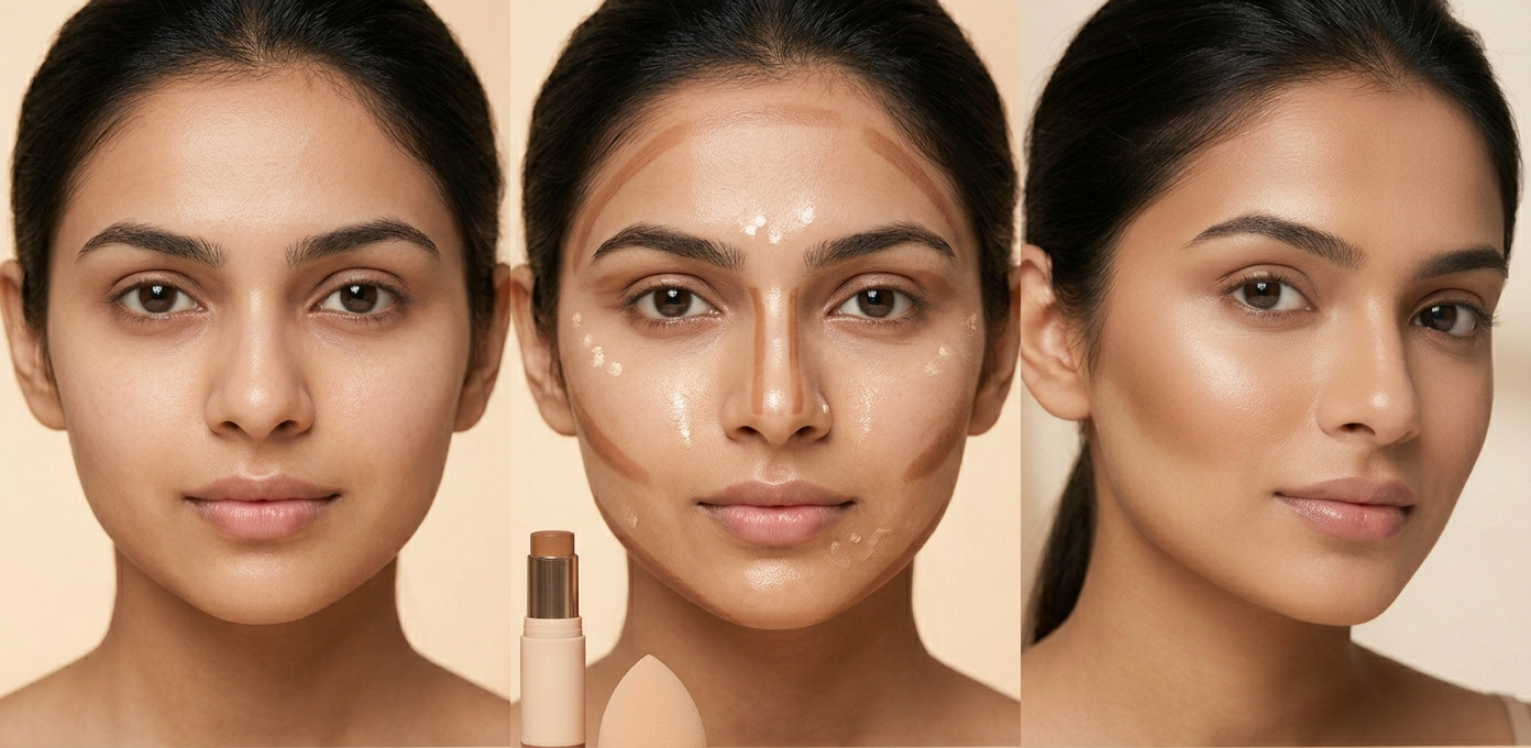 Contour & Highlight for Natural Face Sculpting