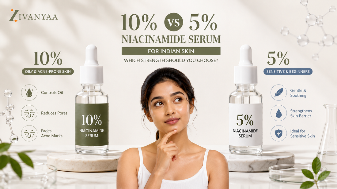 10% vs 5% Niacinamide Serum for Indian Skin - Which Strength Should You Choose?