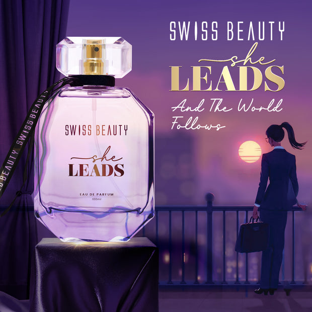 Swiss Beauty She Leads Eau De Parfum 100ml