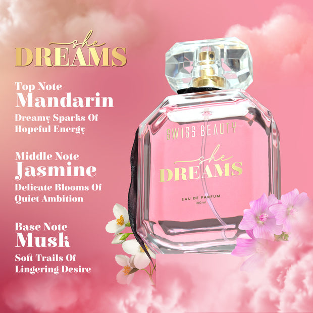 Swiss Beauty She Dreams Eau De Parfum 100ml