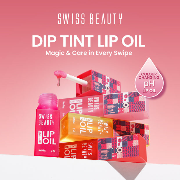 Swiss Beauty Dip Tint Lip Oil, 3ml