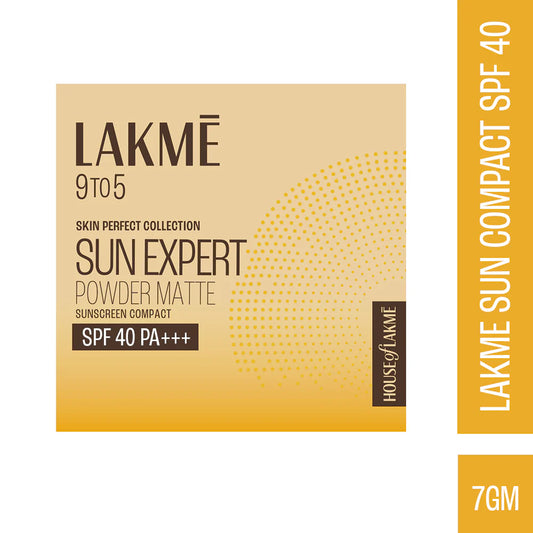 Lakmē Sun Expert Ultra Matte SPF 40 PA+++ Compact, 7g