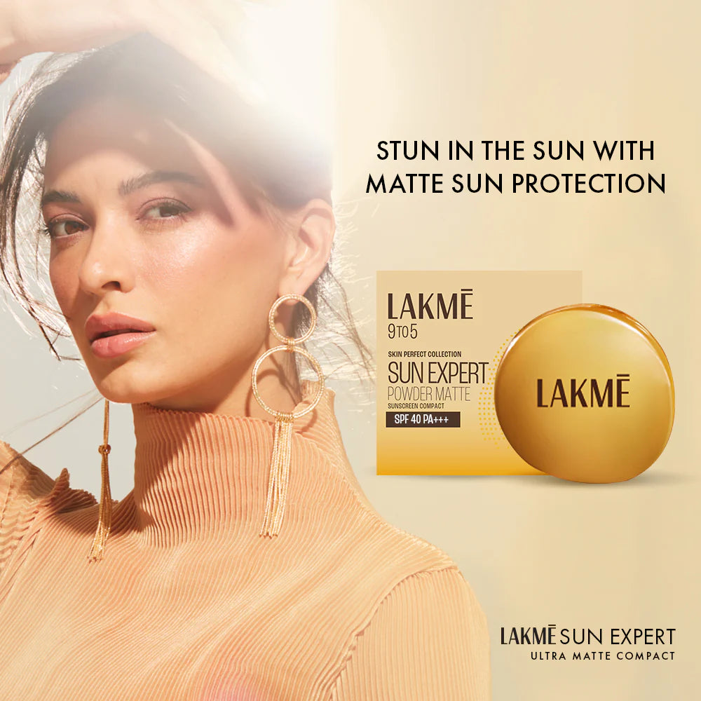 Lakmē Sun Expert Ultra Matte SPF 40 PA+++ Compact, 7g