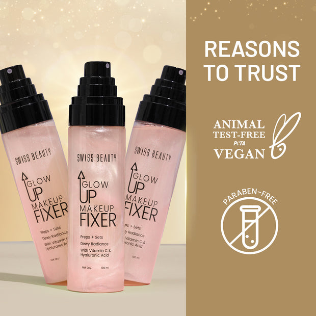 Swiss Beauty Glow Up Makeup Fixer, 100ml