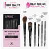 Insight Cosmetics Face & Eyes Perfection Brush Set, 6 Pcs