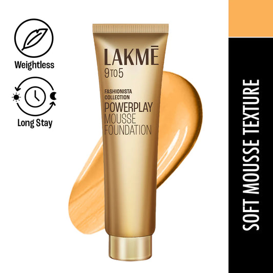 Lakmē 9to5 Powerplay Mousse Foundation , 25g