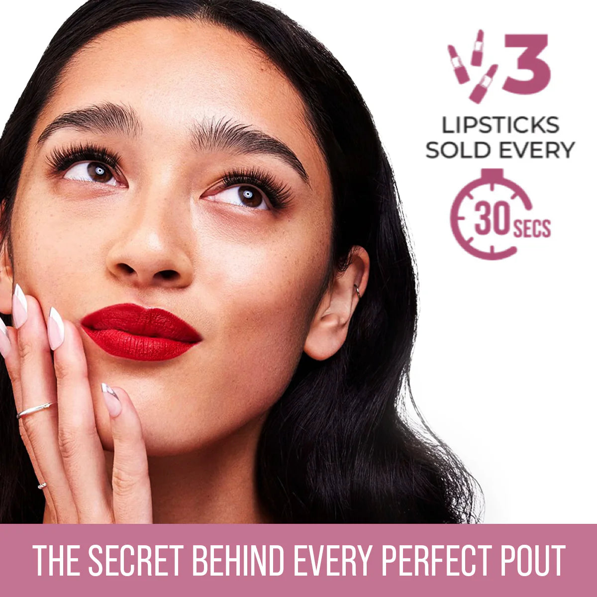 Insight Cosmetics 24 Hrs Non Transfer Matte Lipstick, 3g