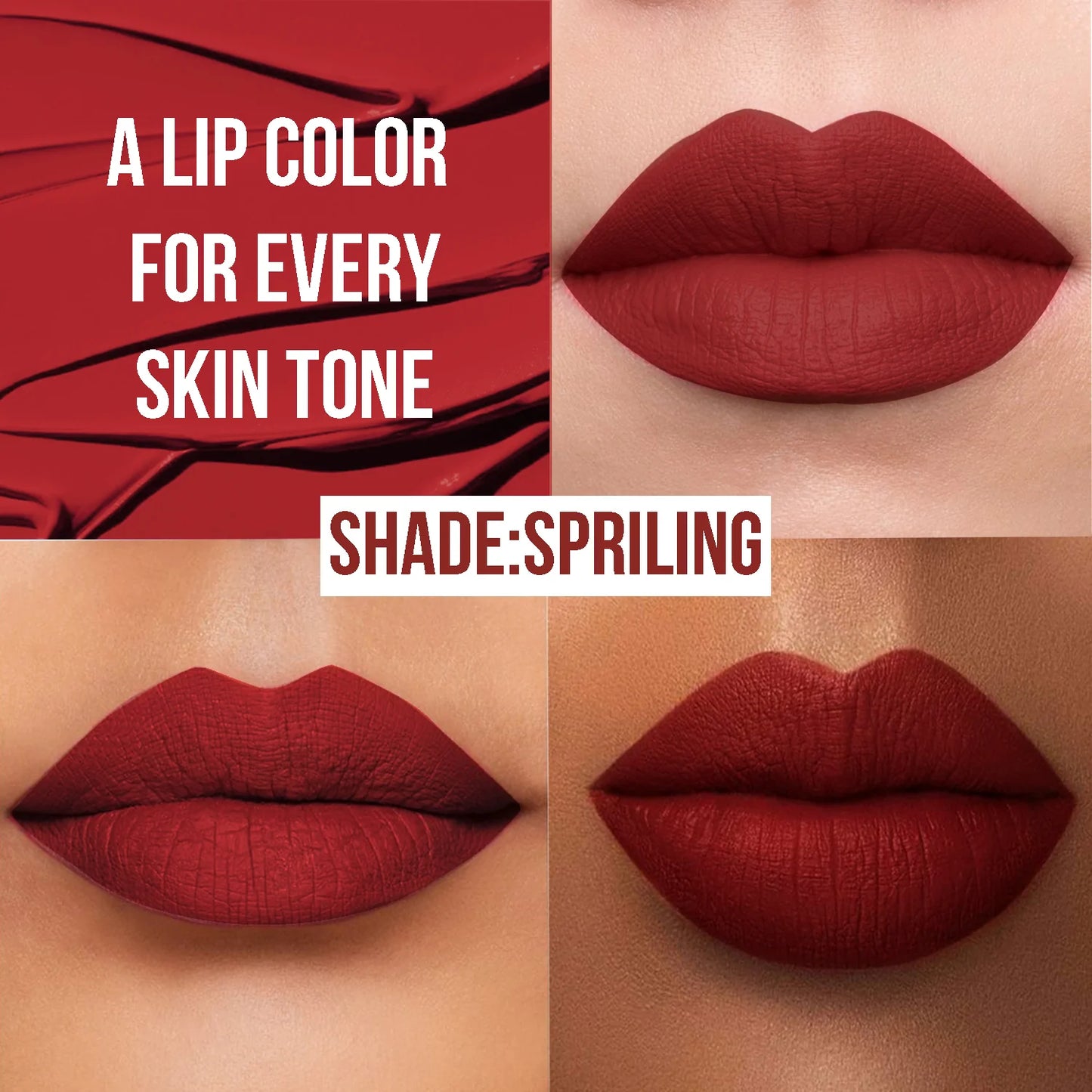 Insight Cosmetics 24 Hrs Non Transfer Matte Lipstick, 3g
