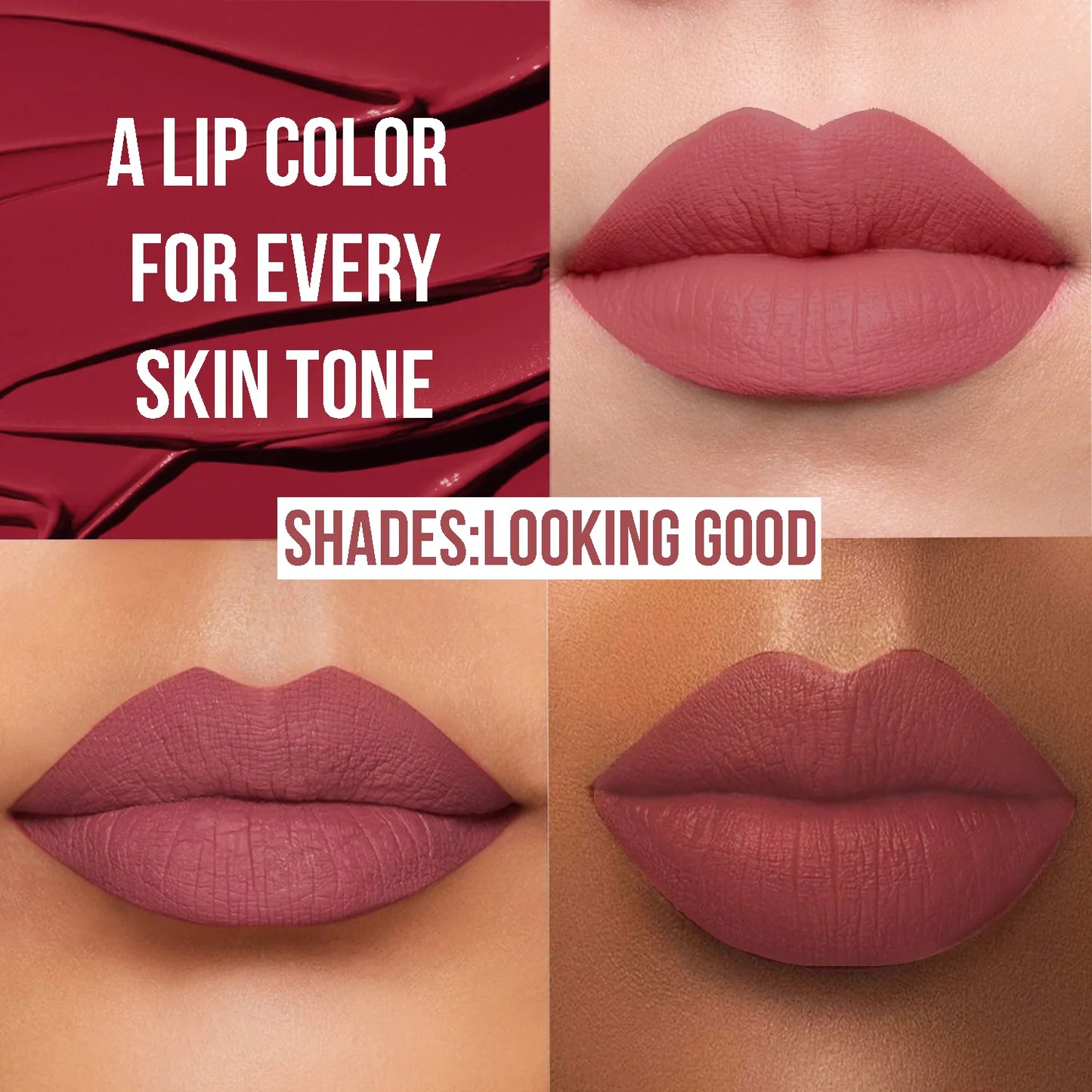 Insight Cosmetics 24 Hrs Non Transfer Matte Lipstick, 3g