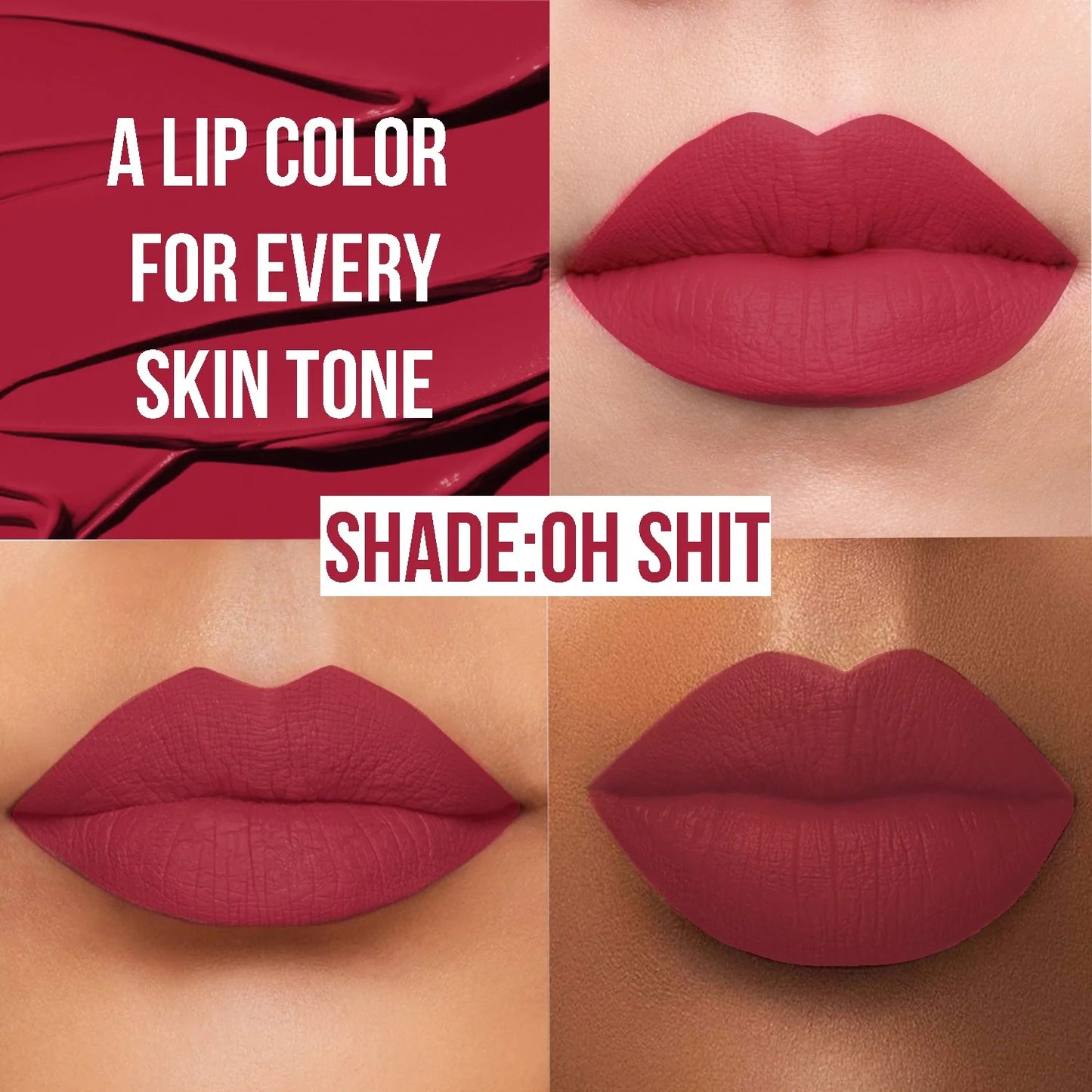 Insight Cosmetics 24 Hrs Non Transfer Matte Lipstick, 3g