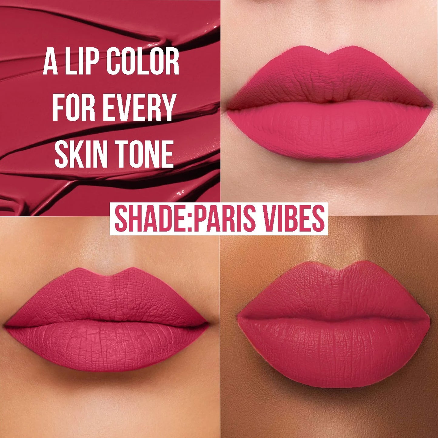 Insight Cosmetics 24 Hrs Non Transfer Matte Lipstick, 3g