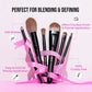 Insight Cosmetics Face & Eyes Perfection Brush Set, 6 Pcs