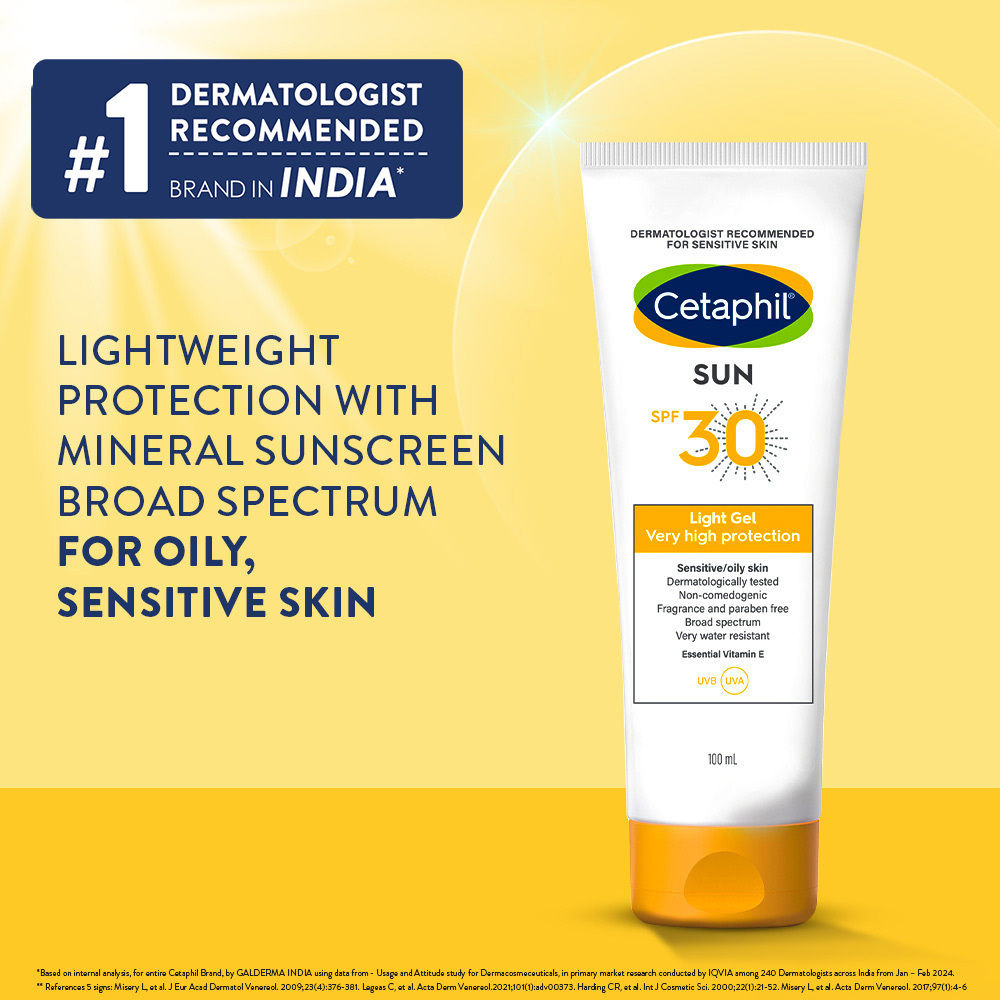 Cetaphil Sunscreen SPF 30 | Dermat recommended for Sensitive Skin