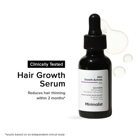 Minimalist Hair Growth Actives 18% Hair Serum