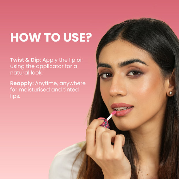 Swiss Beauty Dip Tint Lip Oil, 3ml