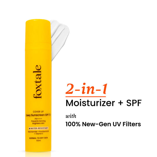 Foxtale SPF 70 Dewy Finish Sunscreen for Dry Skin