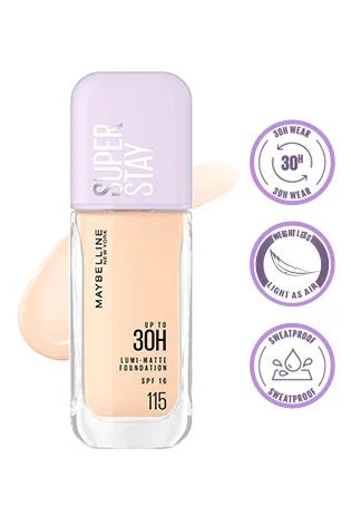 Maybelline New York Super Stay Lumi-Matte Liquid Foundation, 35ml