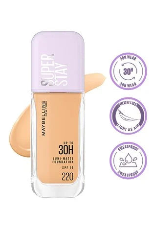 Maybelline New York Super Stay Lumi-Matte Liquid Foundation, 35ml