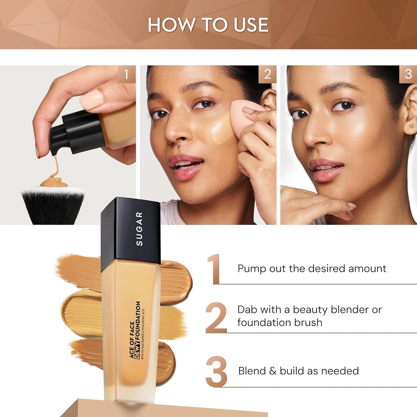 SUGAR Ace Of Face Dewy Foundation, 30ml