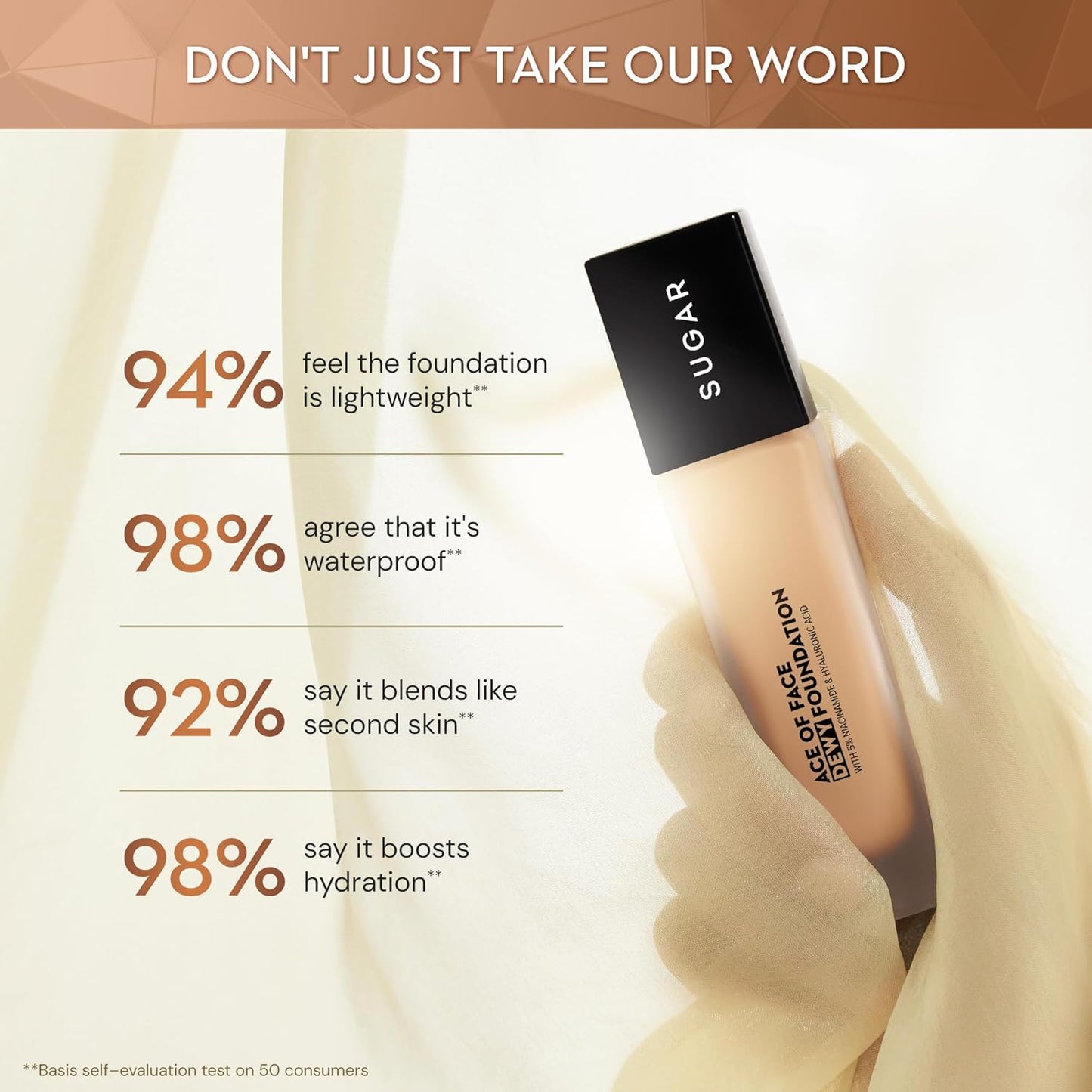 SUGAR Ace Of Face Dewy Foundation, 30ml
