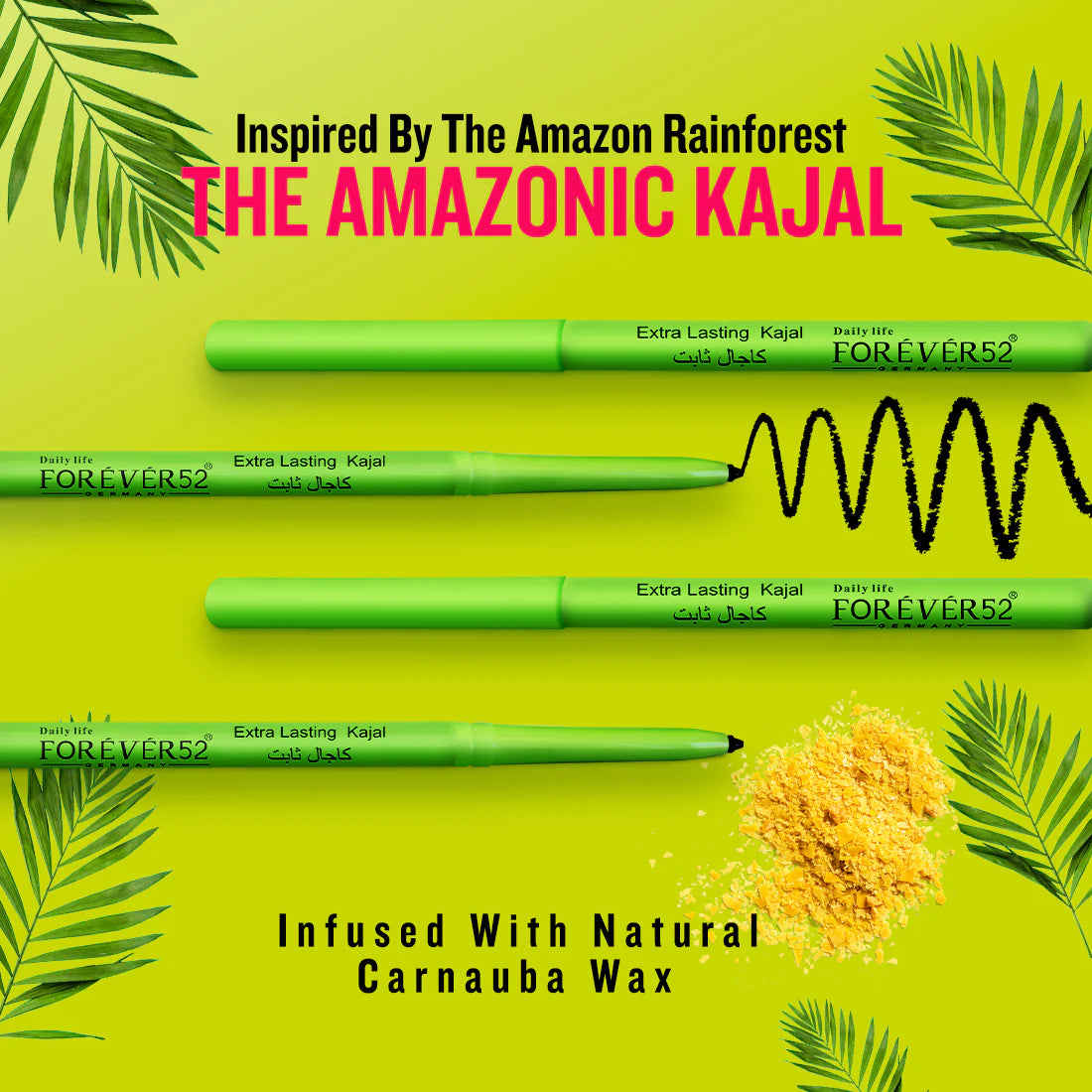 Daily Life Forever52 Amazonic Black Kajal, 0.35g