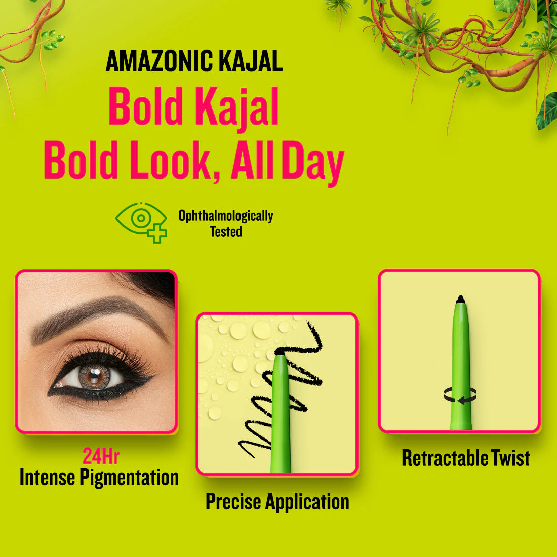 Daily Life Forever52 Amazonic Black Kajal, 0.35g