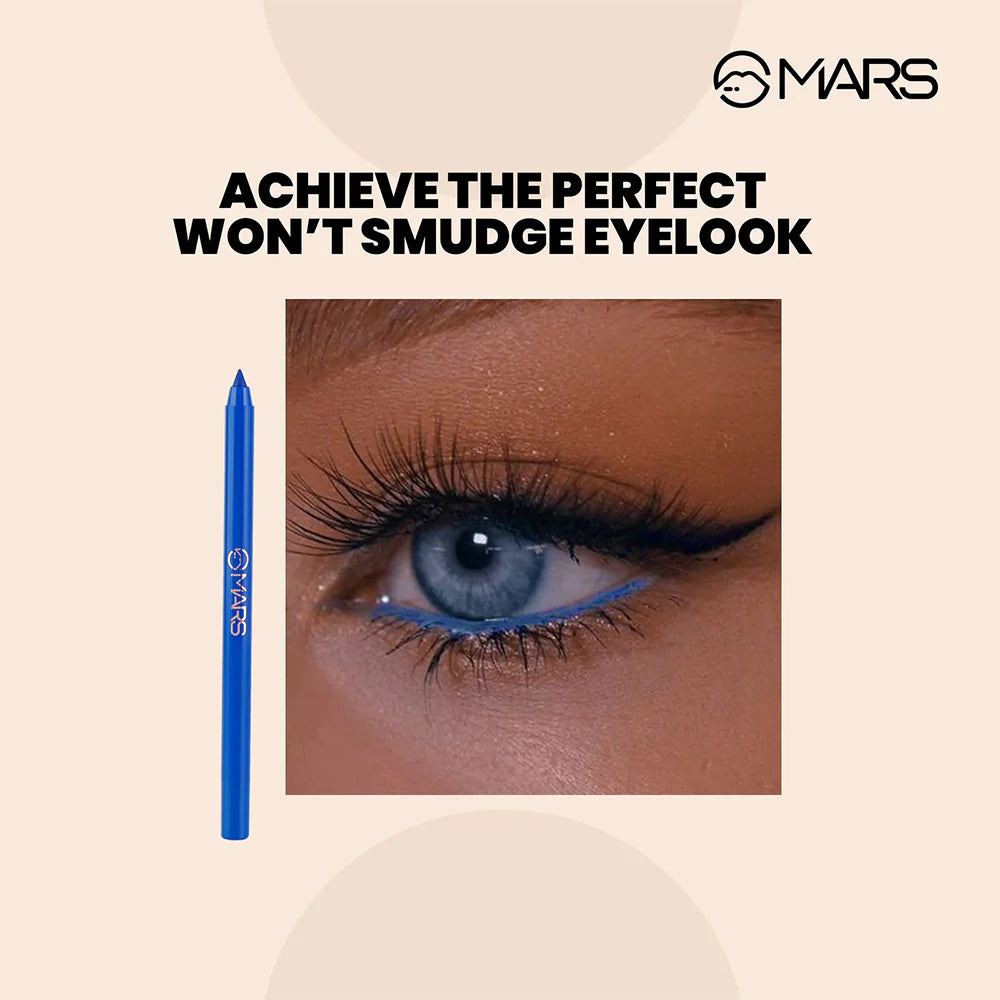 MARS Smooth Glide Kajal | Won't Smudge Won't Budge, 1.4g