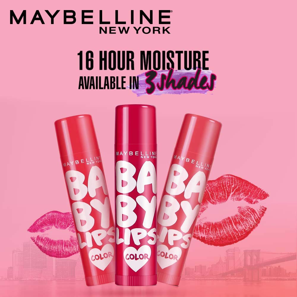 Maybelline New York Baby Lips Loves Color Lip Balm, 4g