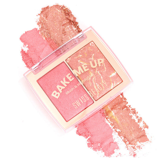 Swiss Beauty Bake Me Up Blush & Highlighter, 12g